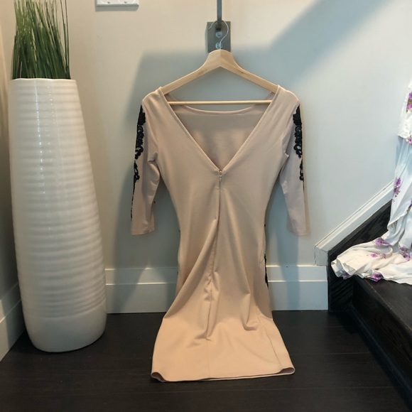 Mid length cotton stretch dress - Picture 2 of 2